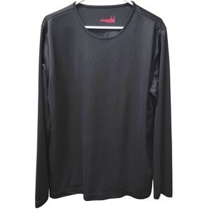 Spyder Men's Black Long Sleeve Athletic Shirt X-Large‎ Polyester